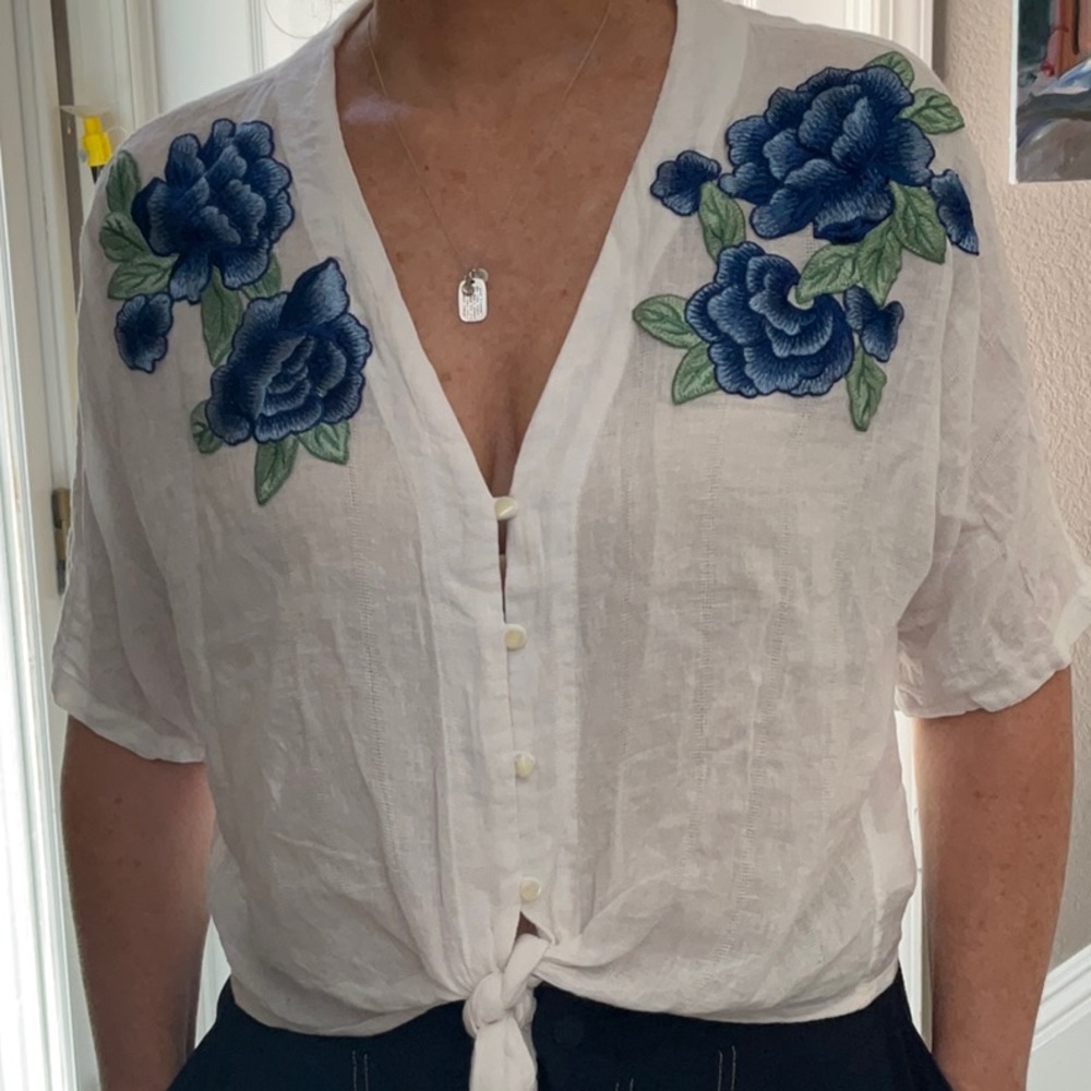 Rails Floral Blouse